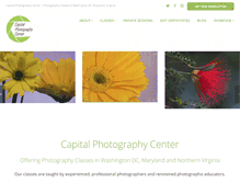 Tablet Screenshot of capitalphotographycenter.com